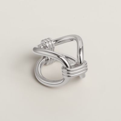 スカーフリング 《ヌー・ドゥ・H》 | Hermès - エルメス-公式サイト スカーフリング 《ヌー・ドゥ・H》 | Hermès - エルメス-公式サイト